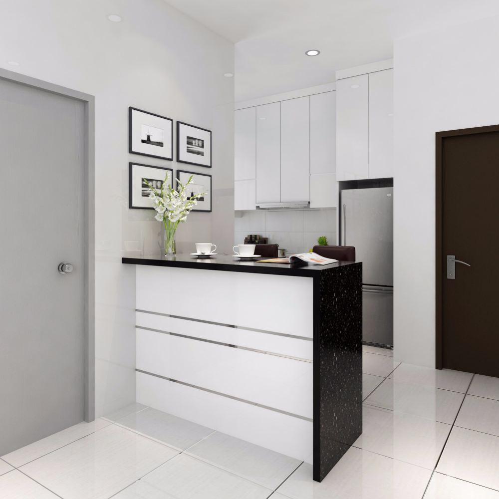 Dry kitchen design Singapore HDB renovation